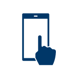 image of hand using a mobile phone