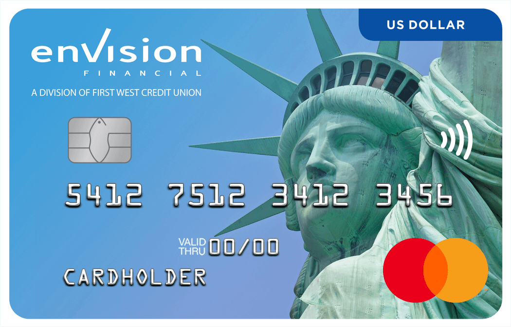 US Dollar credit card